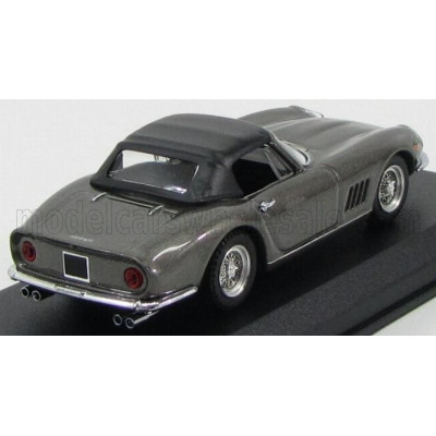 BEST MODEL FERRARI 275 GTB SPIDER CABRIOLET CLOSED 1967 - GREY BLACK 1/43