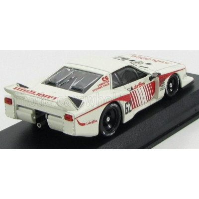 BEST MODEL LANCIA BETA MONTECARLO COUPE N 62 SILVERSTONE 1981 GABBIANI - SCHON - PIANTA - WHITE RED 1/43