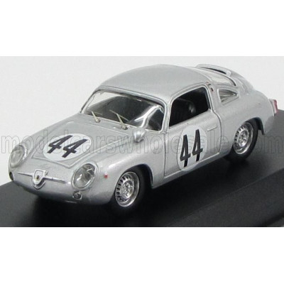BEST MODEL FIAT ABARTH 700 N 44 1000km PARIS 1961 J.VINATIER - SILVER 1/43
