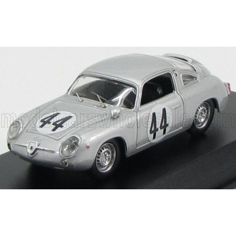 BEST MODEL FIAT ABARTH 700 N 44 1000km PARIS 1961 J.VINATIER - SILVER 1/43