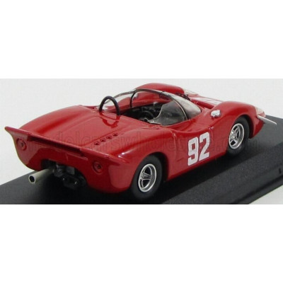BEST MODEL FIAT ABARTH 2000S N 92 WINNER CAMPIONATO EUROPEO MONTAGNA 1969 A.MERZARIO - RED 1/43