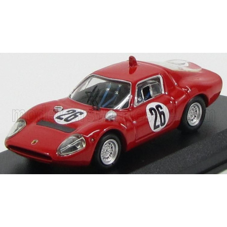 BEST MODEL FIAT ABARTH OT 1300 N 26 TRENTO-BONDONE 1968 A.KROHE - RED 1/43