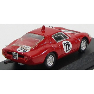 BEST MODEL FIAT ABARTH OT 1300 N 26 TRENTO-BONDONE 1968 A.KROHE - RED 1/43
