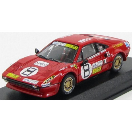 BEST MODEL FERRARI 308 GTB COUPE N 8 24h DAYTONA 1978 BESENZONI - DAL BEN - WEVER - RED 1/43