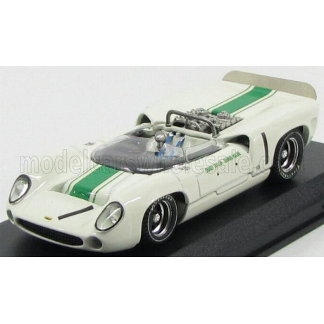 BEST MODEL LOLA T70 SPIDER N 1 WINNER MALLORY PARK 1966 D.HULME - WHITE 1/43