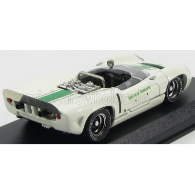 BEST MODEL LOLA T70 SPIDER N 1 WINNER MALLORY PARK 1966 D.HULME - WHITE 1/43