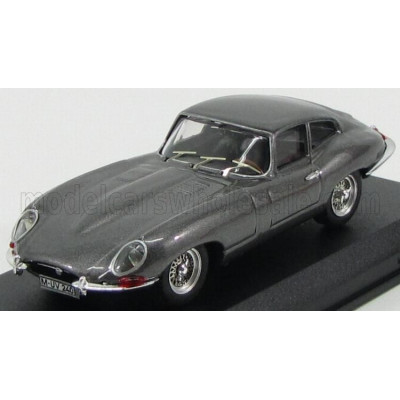 BEST MODEL JAGUAR E-TYPE COUPE 1962 - GREY GUN METAL 1/43