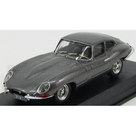 BEST MODEL JAGUAR E-TYPE COUPE 1962 - GREY GUN METAL 1/43