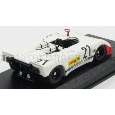 BEST MODEL PORSCHE 908/2 FLUNDER SPIDER N 21 HOCKENHEIM 1970 NIKI LAUDA - WHITE RED 1/43