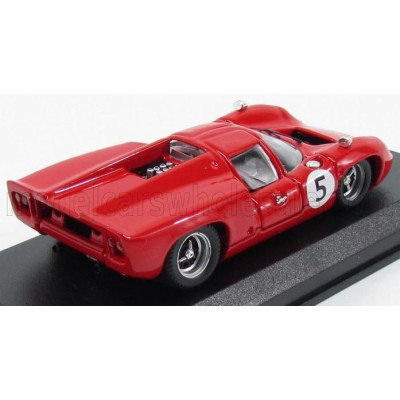 BEST MODEL LOLA T70 COUPE N 5 WINNER SWEDEN GP 1967 Y.ROSQVIST - RED 1/43