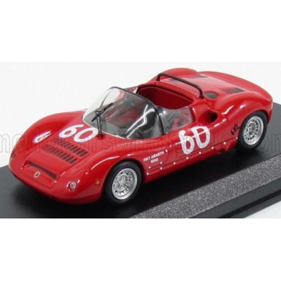 BEST MODEL FIAT ABARTH SP 1000 SPIDER N 60 MONZA 1968 PAL JOE - BOTALLA - RED 1/43