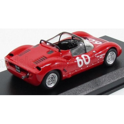 BEST MODEL FIAT ABARTH SP 1000 SPIDER N 60 MONZA 1968 PAL JOE - BOTALLA - RED 1/43