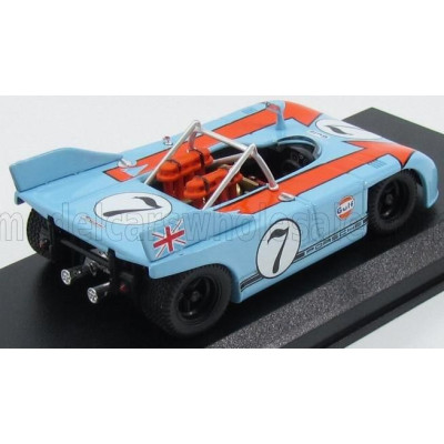 BEST MODEL PORSCHE 908/3 SPIDER N 7 TARGA FLORIO 1971 J.SIFFERT - B.REDMAN - LIGHT BLUE 1/43