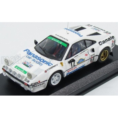 BEST MODEL FERRARI 308 GTB COUPE (night version) N 12 WINNER TARGA FLORIO 1982 TOGNANA - DE ANTONI - WHITE 1/43