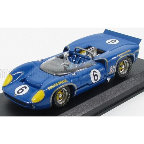 BEST MODEL LOLA T70 MKII SPIDER N 6 WINNER MOSPORT CAN-AM 1966 M.DONOHUE - BLUE 1/43