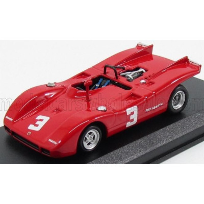 BEST MODEL FIAT ABARTH 2000 SPIDER N 3 2nd EUROPEAN 2 LITRE CHAMPIONSHIP SALZBURGRING 1970 D.QUESTER - RED 1/43