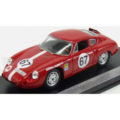 BEST MODEL PORSCHE 356B CARRERA ABARTH GTL N 67 ROSSFELD HILL CLIMB 1963 H.MULLER - RED 1/43