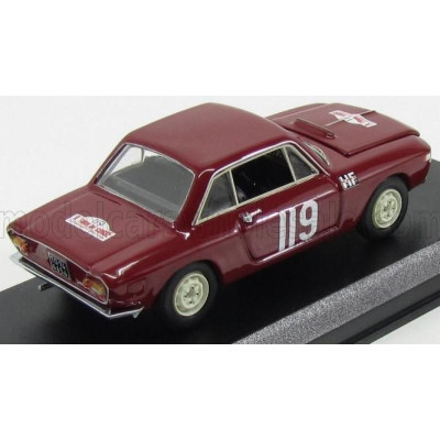 BEST MODEL LANCIA FULVIA COUPE 1.2 N 119 RALLY TOUR DE CORSE 1965 CELLA - GAMENARA - AMARANTO MONTEBELLO 1/43