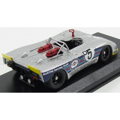 BEST MODEL PORSCHE 908/02 FLUNDER SPIDER N 5 TEST 1000km NURBURGRING 1971 VON HOHENZOLLEM - VON BAYERN - SILVER 1/43