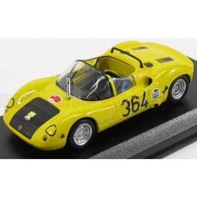BEST MODEL FIAT ABARTH 1000SP SPIDER N 364 ROVERETO-ASIAGO 1971 M.BALDO - YELLOW 1/43