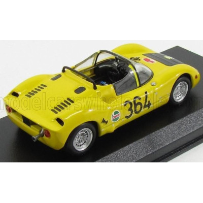 BEST MODEL FIAT ABARTH 1000SP SPIDER N 364 ROVERETO-ASIAGO 1971 M.BALDO - YELLOW 1/43