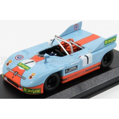 BEST MODEL PORSCHE 908/03 SPIDER N 1 1000km DE BARCELONA 1971J.FERNANDEZ - LIGHT BLUE 1/43