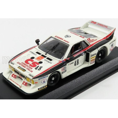 BEST MODEL LANCIA BETA MONTECARLO N 48 6h SILVERSTONE 1982 CASTELLANO - CRAWFORD - WHITE RED 1/43