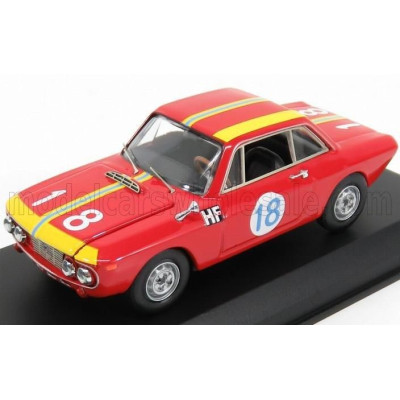 BEST MODEL LANCIA FULVIA COUPE 1.3 HF N 18 WINNER CLASS GT 1.3 TARGA FLORIO 1966 CELLA - MARZI - RED 1/43