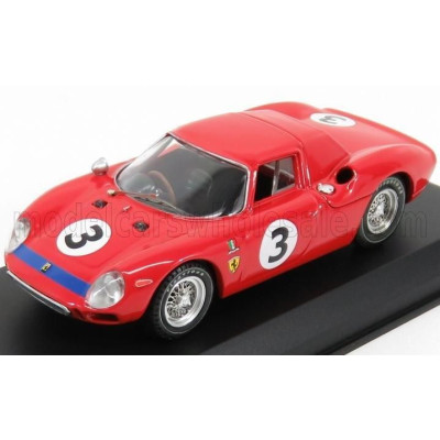 BEST MODEL FERRARI 250LM N 3 WINNER 12h SURFERS PARADISE 1966 J.STEWART - RED 1/43