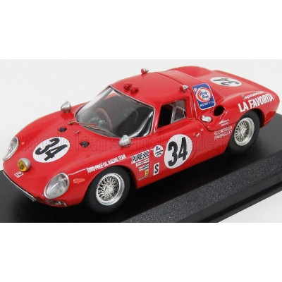 BEST MODEL FERRARI 250LM N 34 WINNER CLASS 24h DAYTONA 1968 GUNN - ORTEGA - MERELLO - RED 1/43