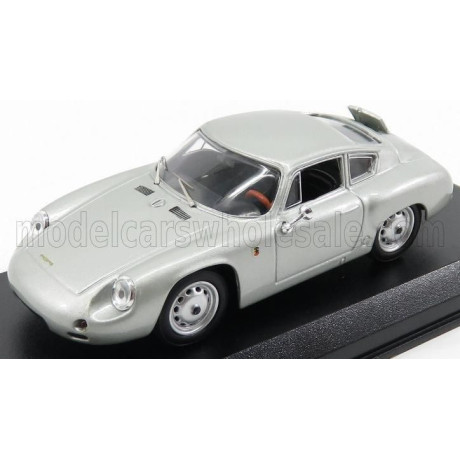 BEST MODEL PORSCHE 356B CARRERA GTL ABARTH PROVA 1960 - SILVER 1/43