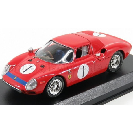 BEST MODEL FERRARI 250LM N 1 WINNER 6h PERTH CAVERSHAM 1965 MARTIN - MCKAY - RED 1/43