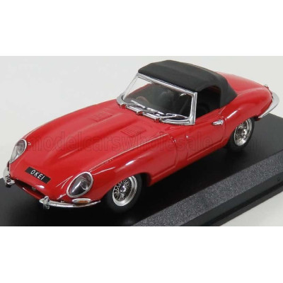 BEST MODEL JAGUAR E-TYPE 3.8 SPIDER CABRIOLET I-SERIES 1961 - PERSONAL CAR ELTON JOHN - RED 1/43