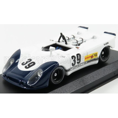 BEST MODEL PORSCHE 908/02 SPIDER FLUNDER N 39 INTERSERIES NORISRING 1970 NIKI LAUDA - WHITE BLUE 1/43