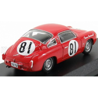 BEST MODEL FIAT ABARTH 750 N 81 RECORD MONZA SCCA NATIONAL CUMBERLAND 1959 DUNCAN - RED 1/43