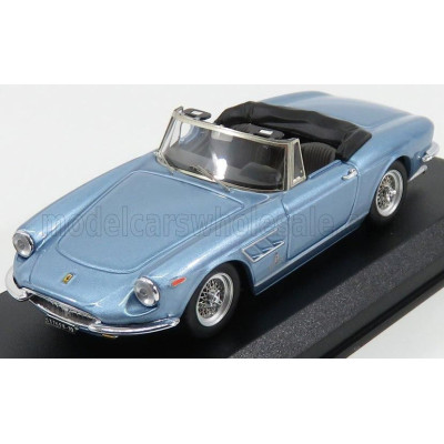 BEST MODEL FERRARI 330 GTS CABRIOLET 1967 - LIGHT BLUE MET 1/43