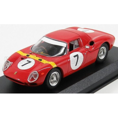 BEST MODEL FERRARI 250LM N 7 WINNER ANGOLA LUANDA GP 1964 W.MAIRESSE - RED 1/43
