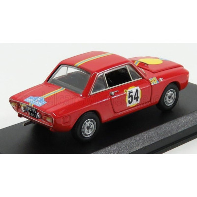 BEST MODEL LANCIA FULVIA COUPE 1.3 HF N 54 3rd COPPA DELLE ALPI 1968 TRAUTMANN - TRAUTMANN - RED 1/43