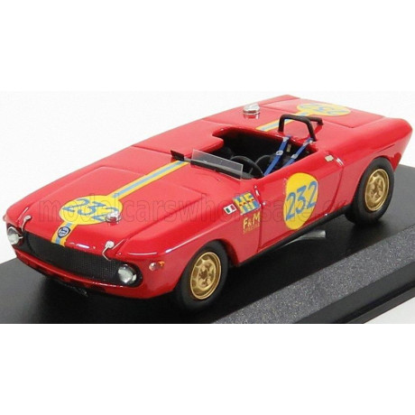BEST MODEL LANCIA FULVIA F&M SPECIAL HF SPIDER N 232 TARGA FLORIO 1969 MAGLIOLI - PINTO - RED 1/43