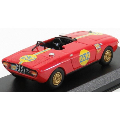 BEST MODEL LANCIA FULVIA F&M SPECIAL HF SPIDER N 232 TARGA FLORIO 1969 MAGLIOLI - PINTO - RED 1/43