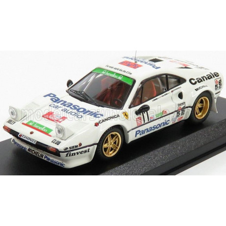 BEST MODEL FERRARI 308 GTB Gr.4 N 11 WINNER RALLY DEL CIOCCO 1982 DE ANTONI - TOGNANA - WHITE 1/43