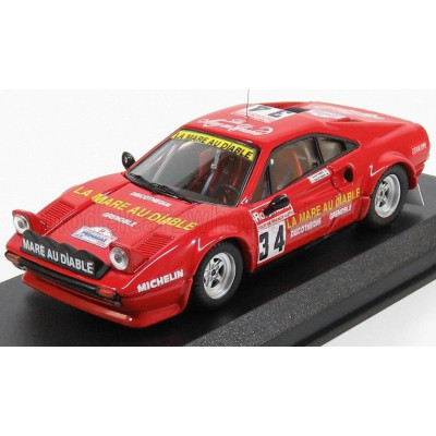 BEST MODEL FERRARI 308 GTB Gr.4 N 34 TOUR DE FRANCE 1983 GAUTHIER - GAUTHIER - RED 1/43