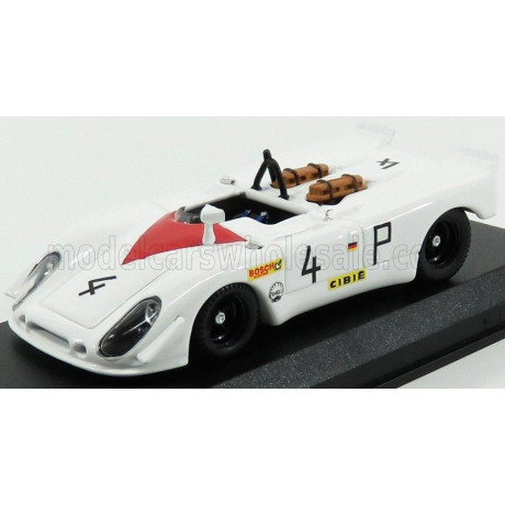 BEST MODEL PORSCHE 908/02 FLUNDER N 4 2nd 1000km NURBURGRING 1969 STOMMELEN - HERRMANN - WHITE 1/43