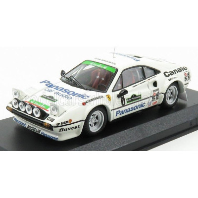 BEST MODEL FERRARI 308 GTB Gr.4 N 8 WINNER RALLY PIANCAVALLO 1982 DE ANTONI - TOGNANA - WHITE 1/43