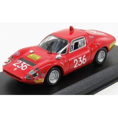 BEST MODEL FIAT ABARTH OT1300 N 236 WINNER CLASS TARGA FLORIO 1970 GARUFI - RED 1/43