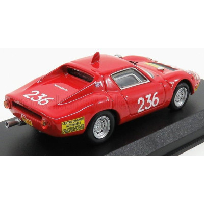 BEST MODEL FIAT ABARTH OT1300 N 236 WINNER CLASS TARGA FLORIO 1970 GARUFI - RED 1/43