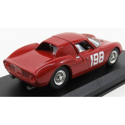 BEST MODEL FERRARI 250LM COUPE N 198 WINNER COPPA F.I.S.A. MONZA 1966 E.LUATI - RED 1/43