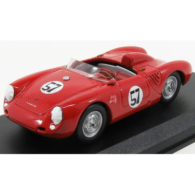BEST MODEL PORSCHE 550 RS SPIDER N 57 WINNER PARAMAUNT RANCH 1957 J.McAFEE - RED 1/43
