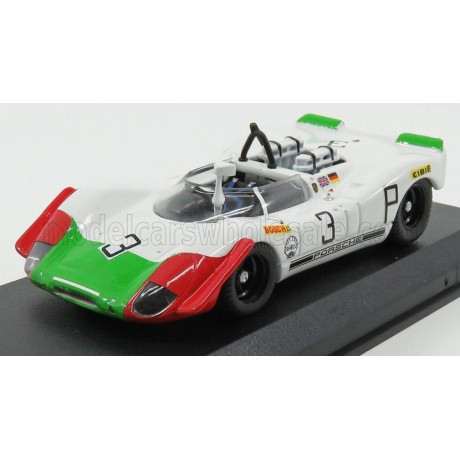 BEST MODEL PORSCHE 908/02 N 3 3rd 1000km NURBURGRING 1969 ELFORD - AHRE - WHITE GREEN RED 1/43