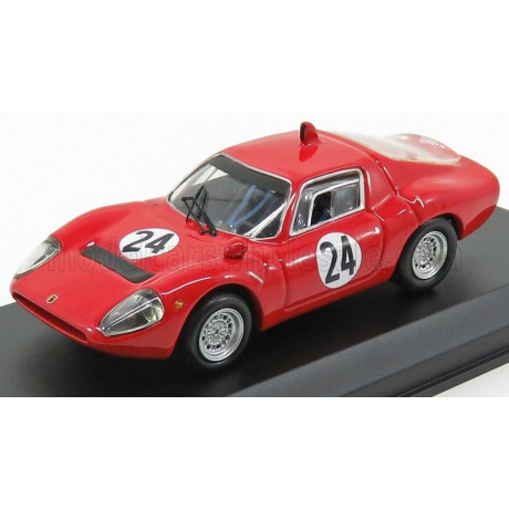 BEST MODEL FIAT ABARTH OT1300 N 24 WINNER TRENTO-BONDONE 1968 KARL FEDERHOFER - RED 1/43